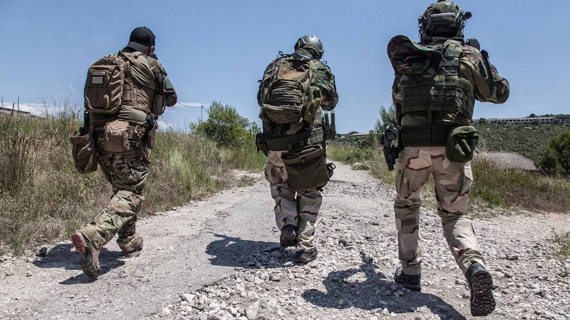 Militaire Training Equipe